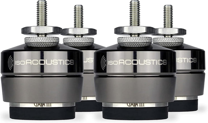IsoAcoustics Gaia-Serie mit Isolatoren für Lautsprecher und Subwoofer GAIA III, 32 kg max. – 4 Stück