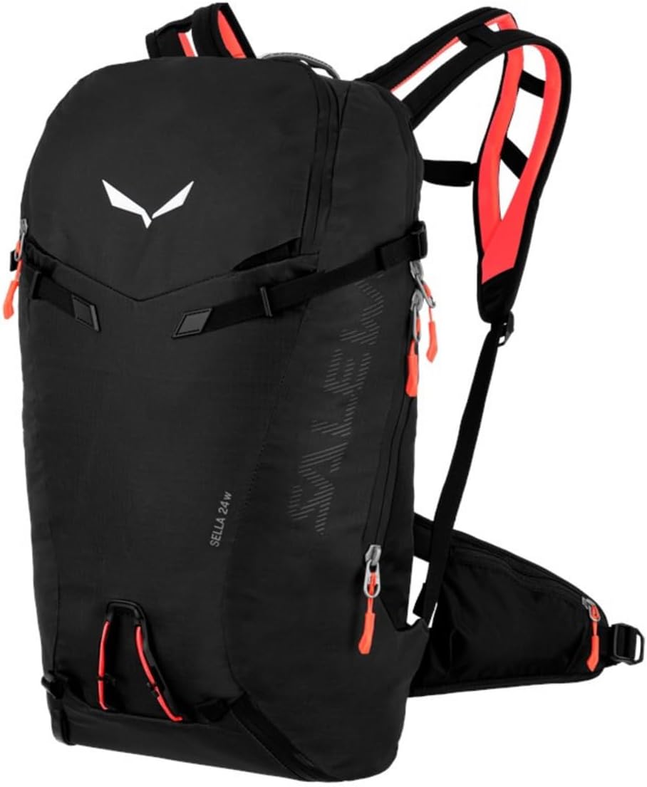 Salewa W Sella 24l Schwarz - Leichter technischer Damen Skitouren Rucksack, 24l, Grösse 24l - Farbe