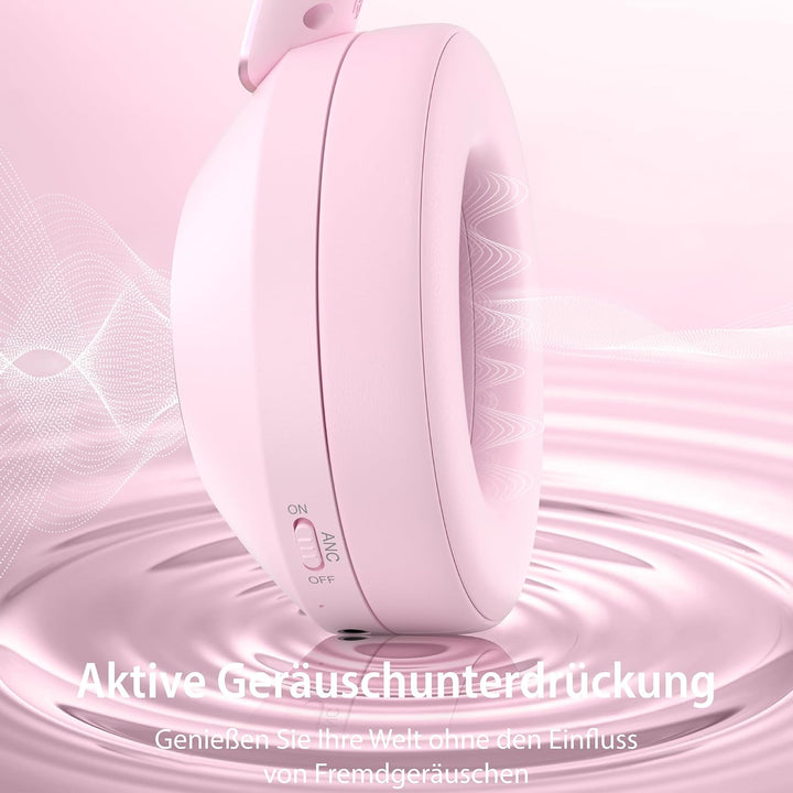 Kopfhörer Kabellos Bluetooth, Over Ear Kopfhörer Noise Cancelling, 100 Std Spielzeit 5.3 Bluetooth K