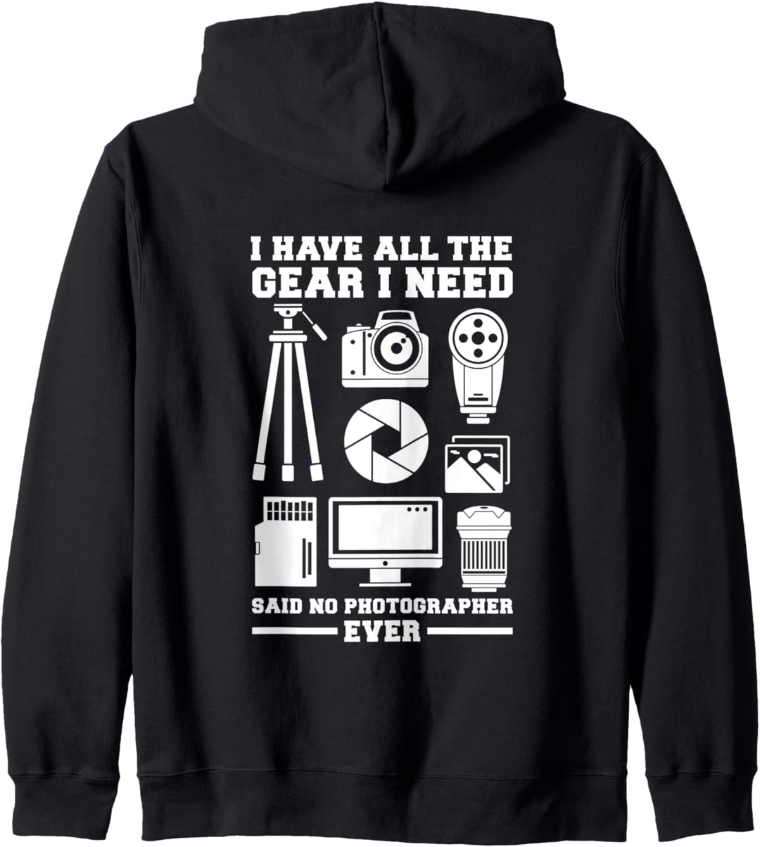 Camera Gear F Stop Photo Cameraman Photographer Joke Kapuzenjacke