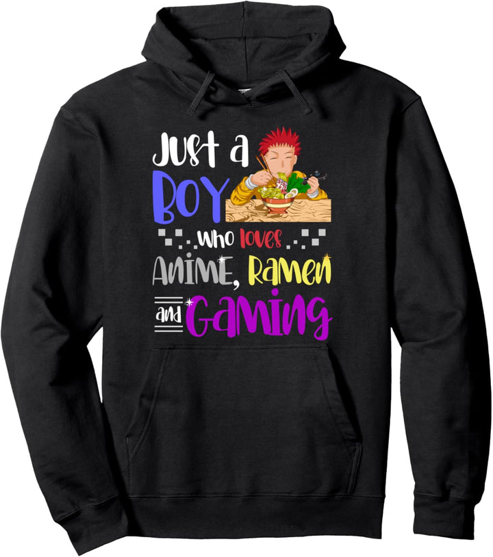 Gaming Japan Otaku Ramen Gamer Geschenk Anime Junge Pullover Hoodie