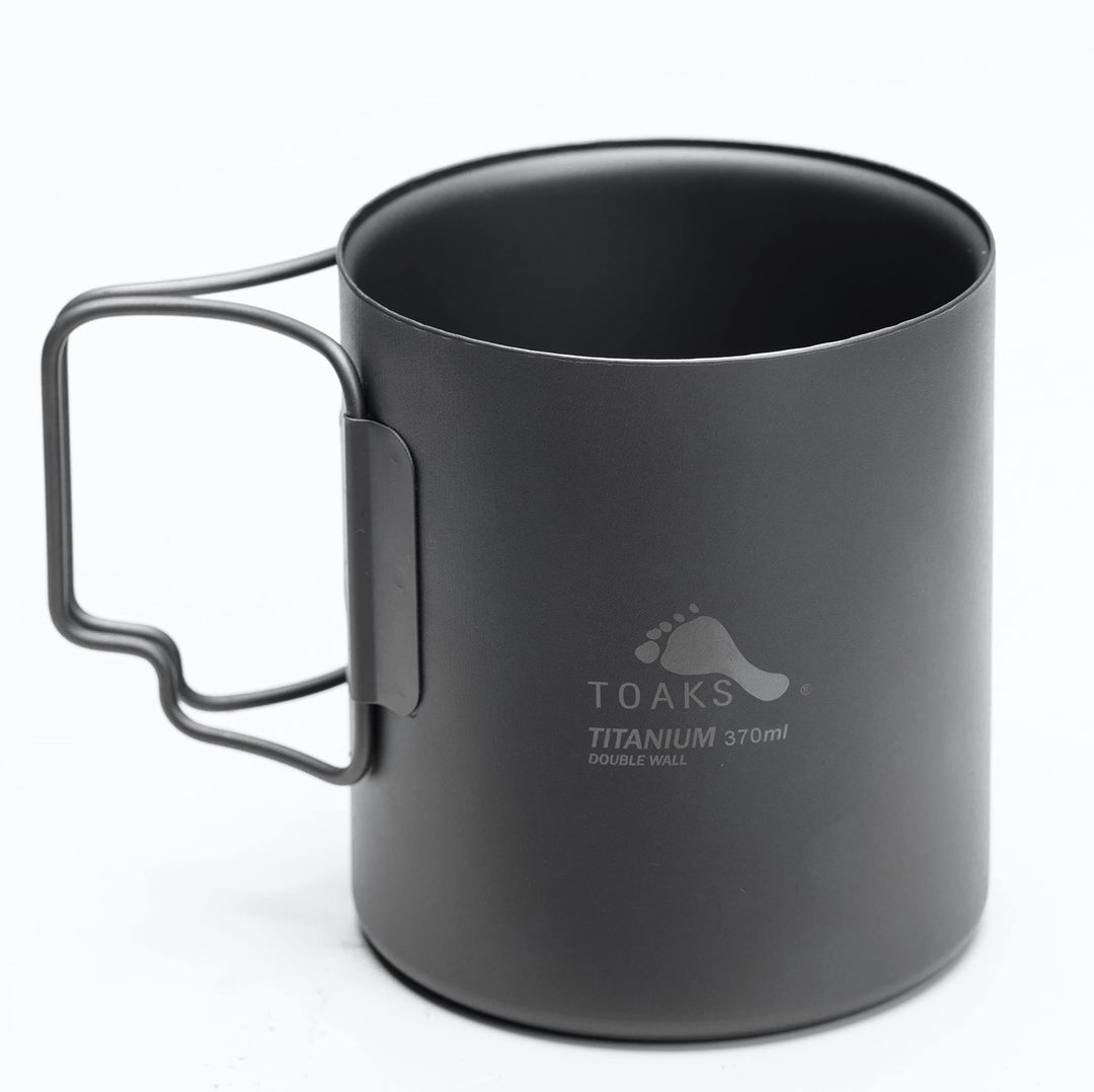TOAKS Doppelwandiger Becher aus Titan, 370 ml