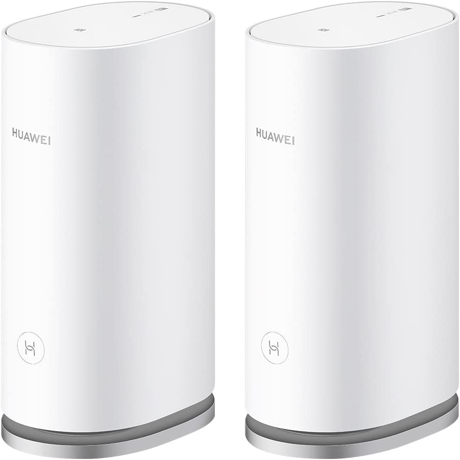 HUAWEI Mesh 3 WLAN Set (2 Pack) Router, WiFi 6 Mesh-System für das Ganze Haus, WLAN-Abdeckung von 40