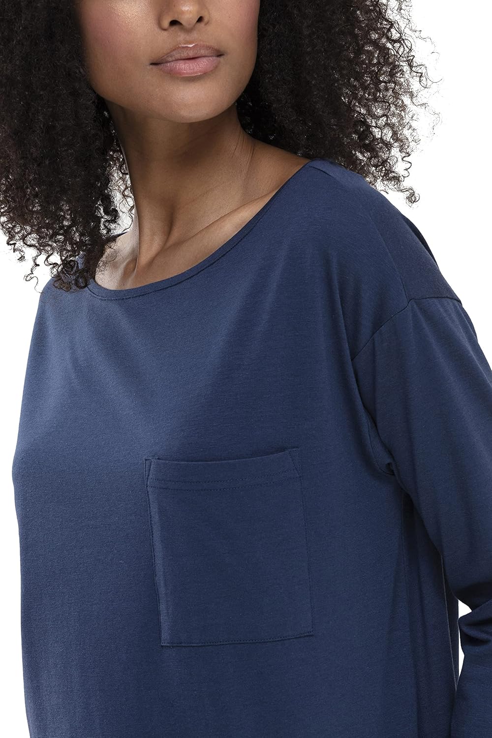 Mey Damen Shirt - Oberteil mit 3/4-Ärmeln - Night2Day Serie Liah - 16110 S New Blue, S New Blue