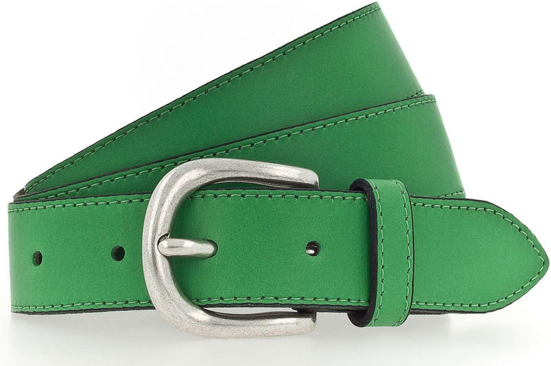 Vanzetti 30mm Leather Belt W110 Fern Green