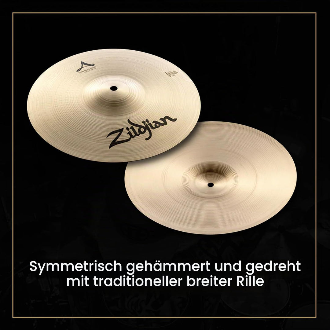 Zildjian A Zildjian Series - 14" New Beat Hi-Hat Cymbals - Pair 14 Zoll Pair, 14 Zoll Pair
