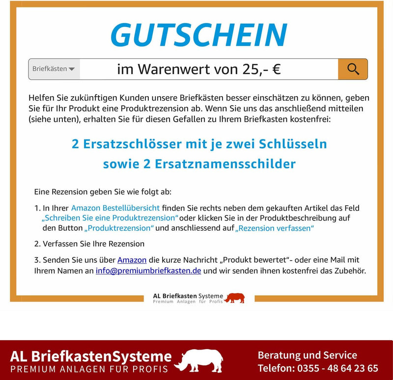 AL Briefkastensysteme 15er Briefkastenanlage Edelstahl, Premium Briefkasten DIN A4, 15 Fach Postkast