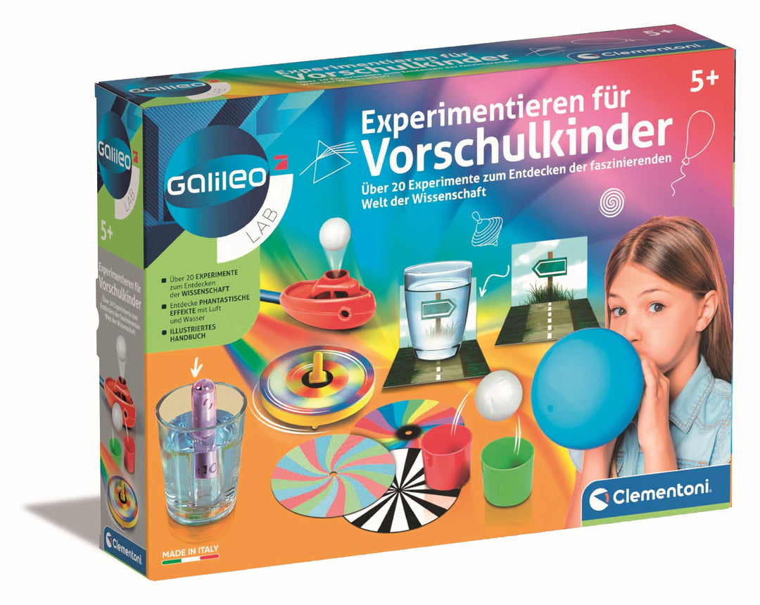 Galileo Lab Experimentierkasten für Vorschulkinder - 20 Wissenschafts-Experimente für Kinder ab 5 Ja