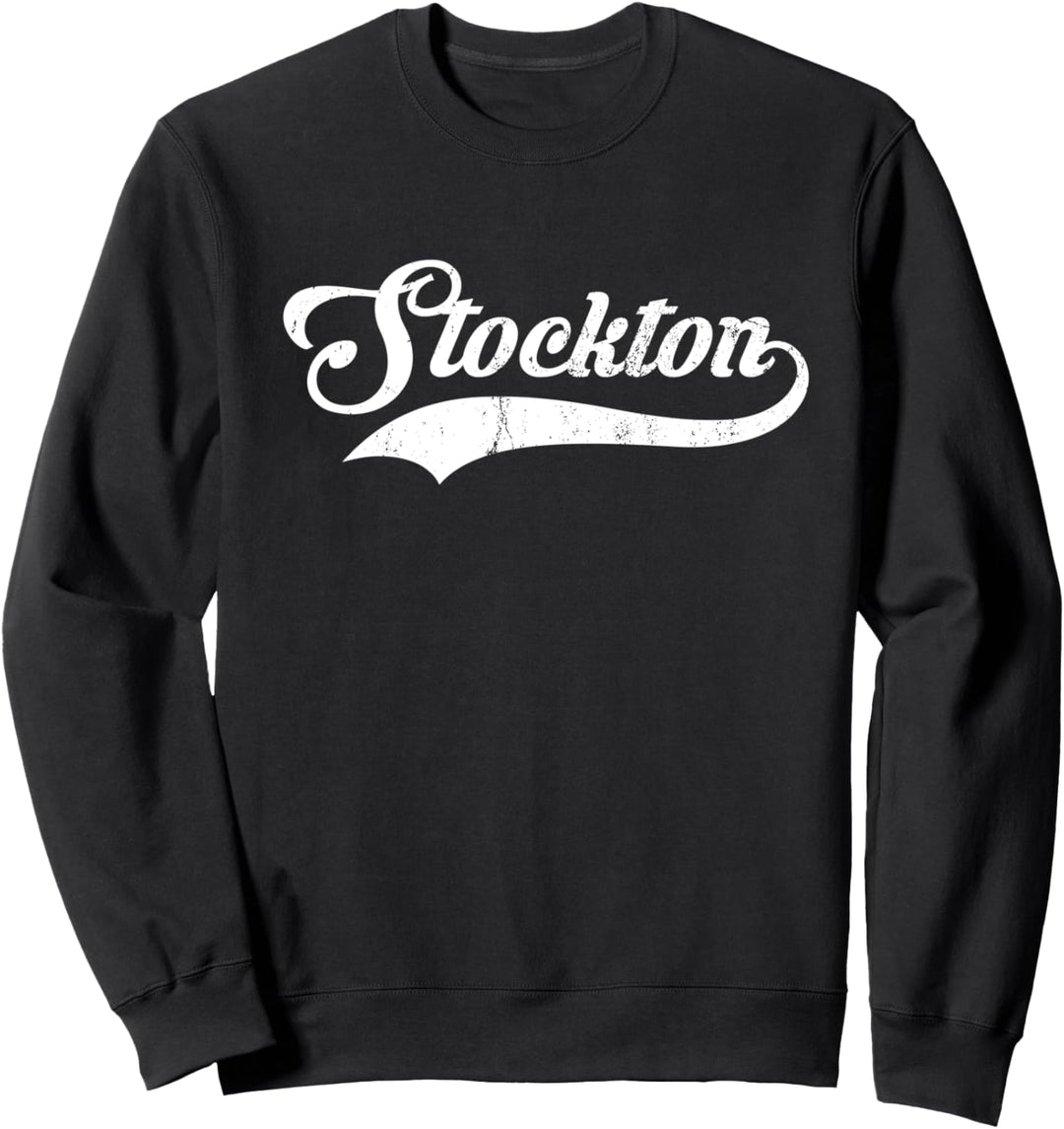 Stockton Stadt California Staat Vintage Retro Style design Sweatshirt