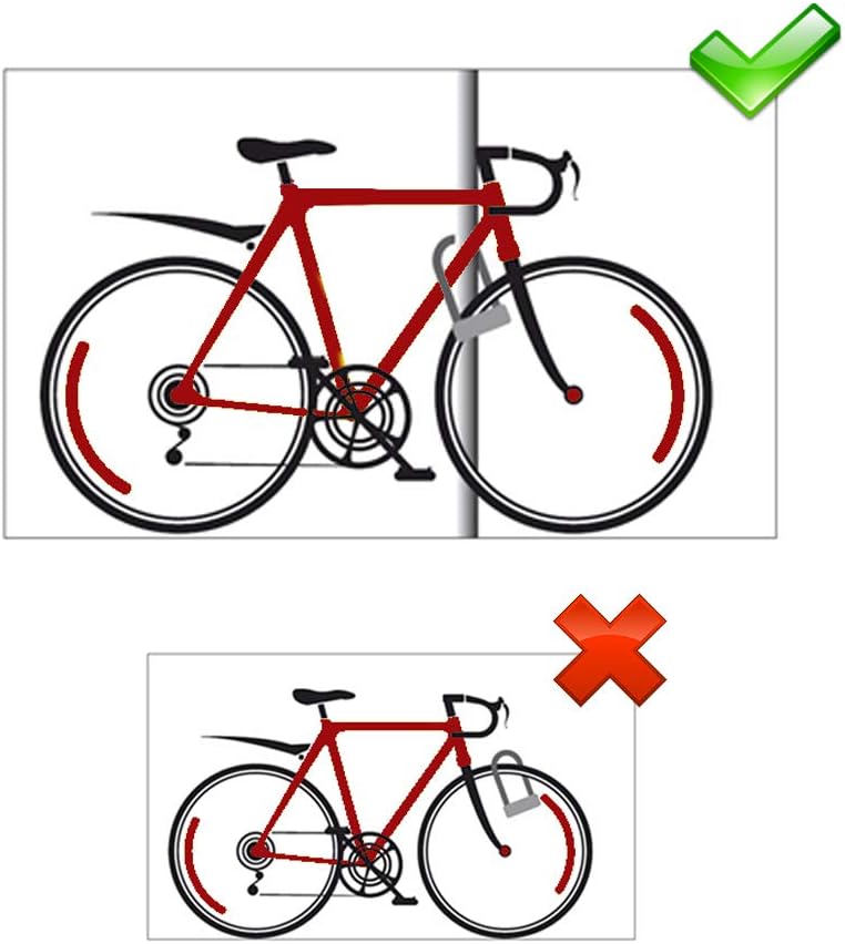 MASTER LOCK Bügelschloss [Schlüsselschloss] [mit Halterung] [Zertifiziertes Fahrrad Schloss - Secure