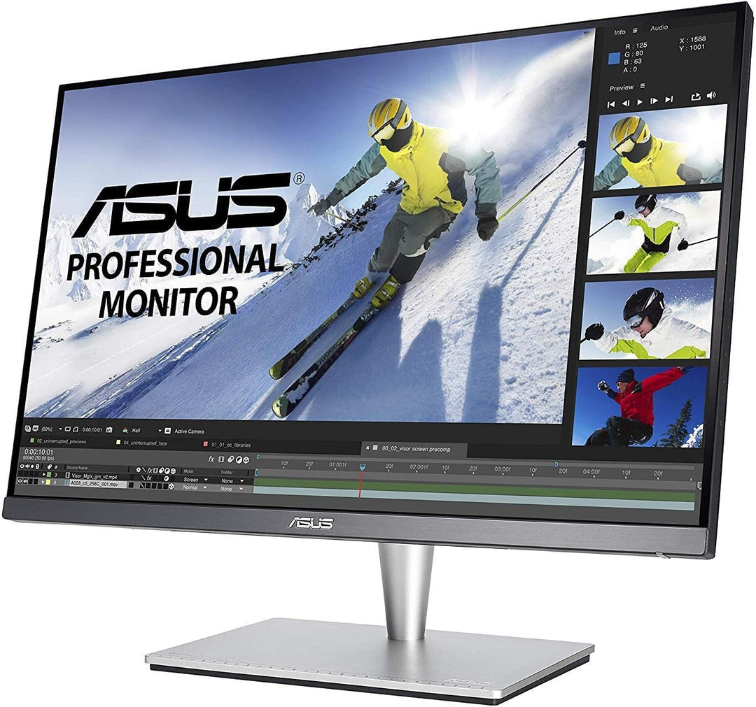 ASUS ProArt PA24AC | 24.1 Zoll WUXGA Professioneller Monitor | 16:10 IPS, 1920x1200 | ergonomisch, P