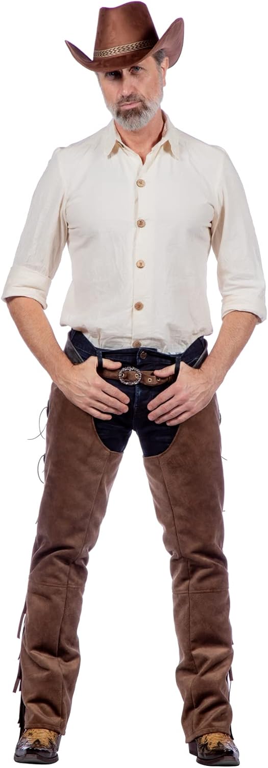 WILBERS & WILBERS 330451 - Western Hemd Clay für Herren, langarm, Cowboy, Karneval, 50