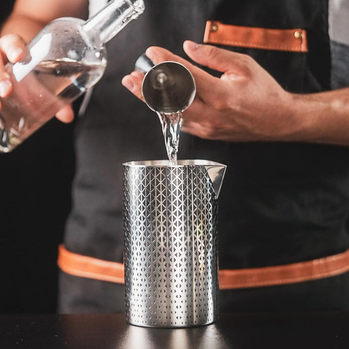 Kidia Mixing Glass Edelstahl Double Wall Cocktail Set für Barman Bartender Kit Strainer Ausrüstung B