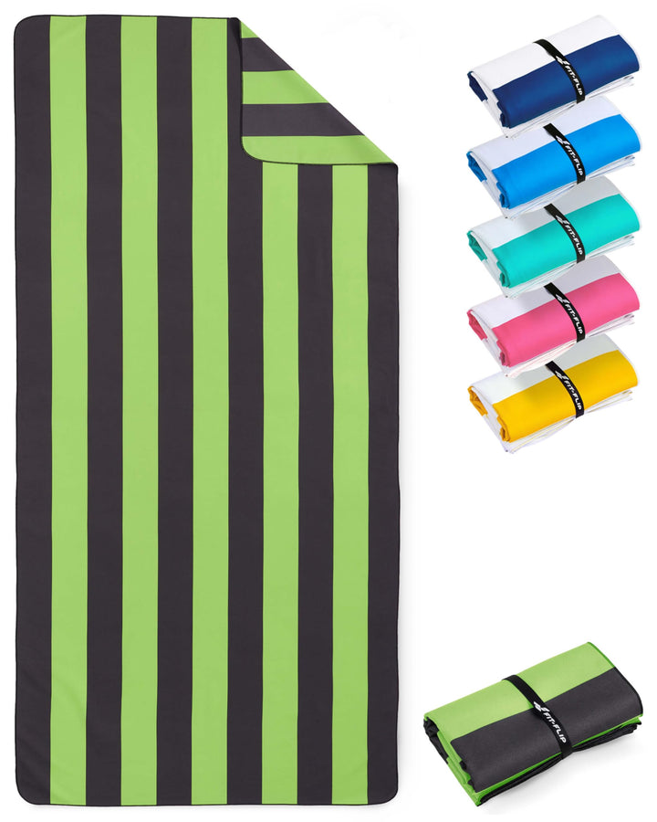 Fit-Flip Strandtuch XXL aus Mikrofaser - leicht und schnelltrocknend - 100% recyceltes Strandhandtuc