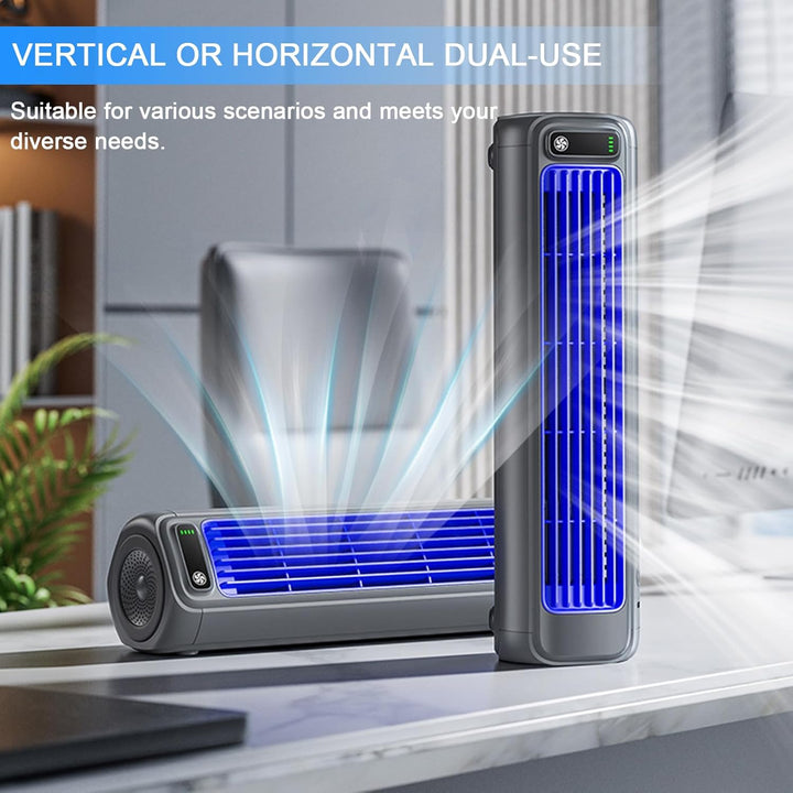 Festberg Cooling Ace ﻿Wand Klimagerät – 3-stufiger, Mobile Air Cooler | ﻿Wand wiederaufladbar Kabell