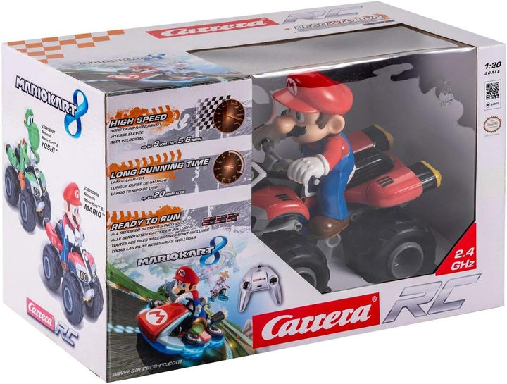 Carrera Mario Kart™, Mario - Quad ferngesteuertes Auto | Carrera RC | Offroad-Pistenaction | Masssta