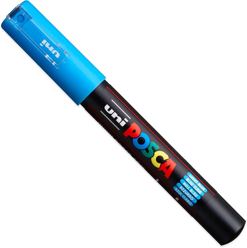 Posca - PC-1M Art Paint Marker – Set mit 8 Stück – in Kunststoffhüllen – Sommertöne