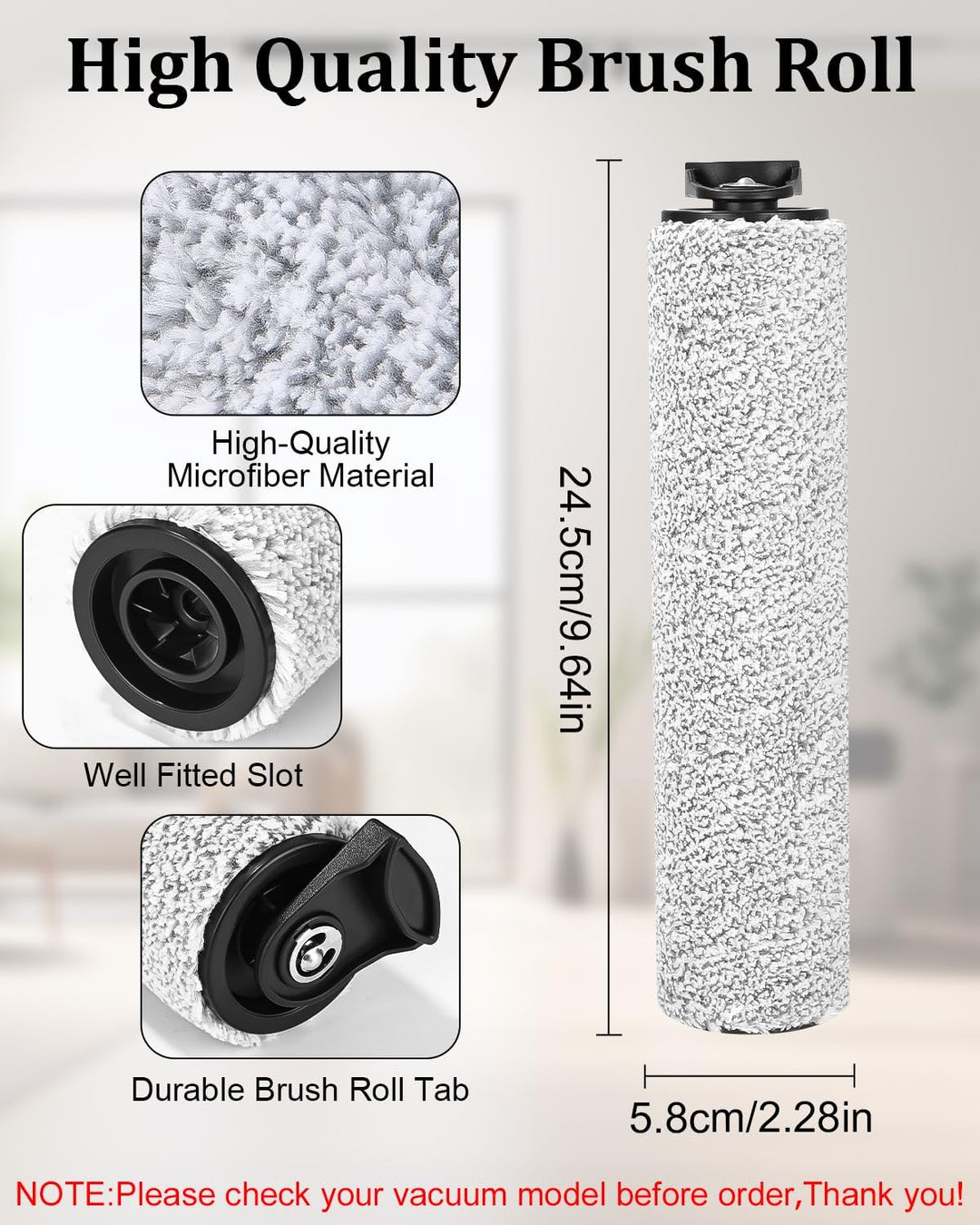 6 Stück Zubehörset für Tineco iFloor 3/Floor One S3 Zubehör Set Nass-und Trockensauger Ersatzteile E