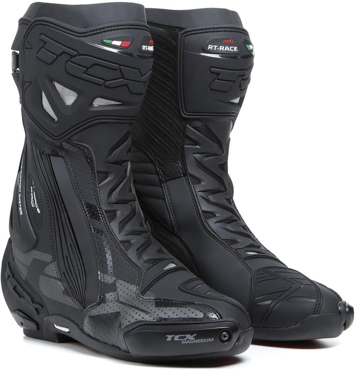 TCX Herren Rt-Race Pro Air Motorcycle Boot 38 EU Black Reflex, 38 EU Black Reflex