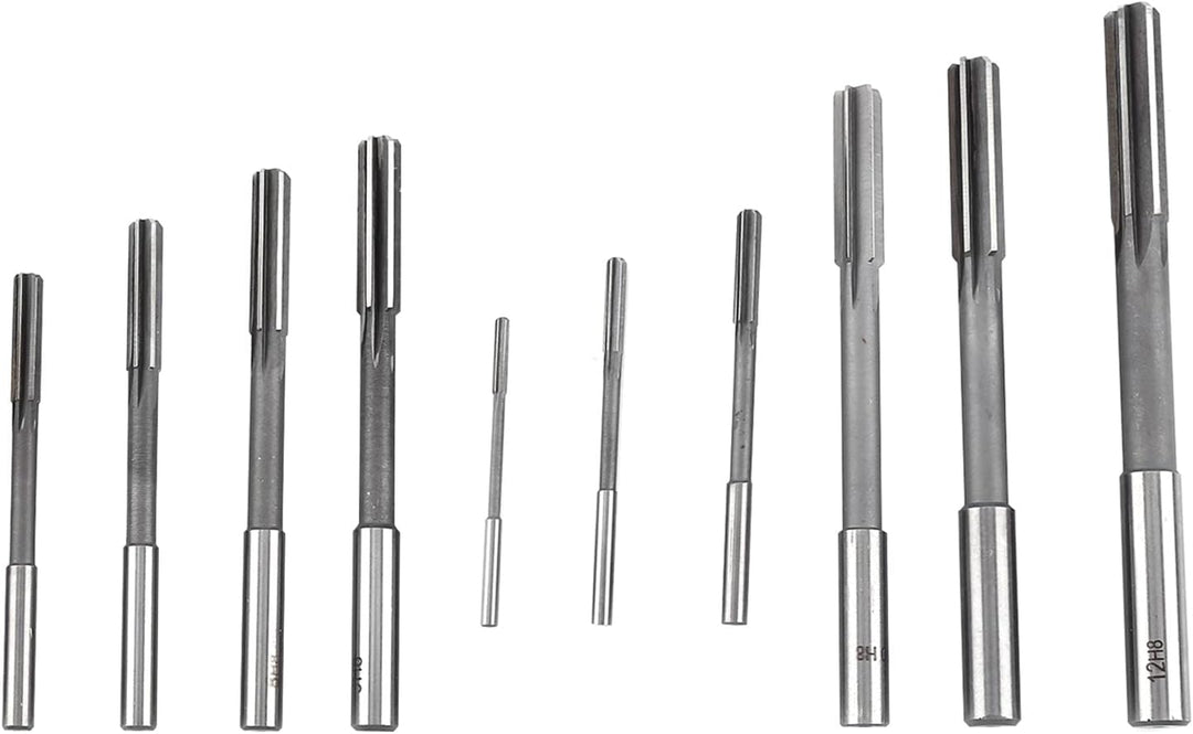10 stücke Maschinenreibahle HSS Zylinderschaft Chucking Reibahlen Fräser Werkzeug-set, 3/4/5/6/7/8/9
