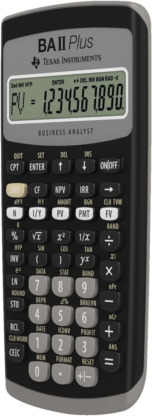 Texas Instruments BA-II PLUS Finanzrechner