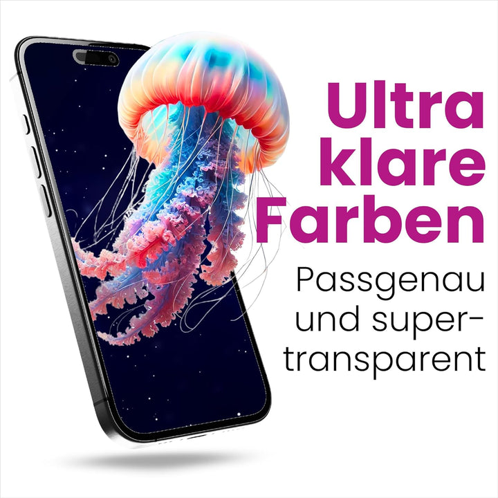 atFoliX Glasfolie kompatibel mit Gaomon PD2200 Panzerfolie, 9H Hybrid-Glass FX Schutzpanzer Folie