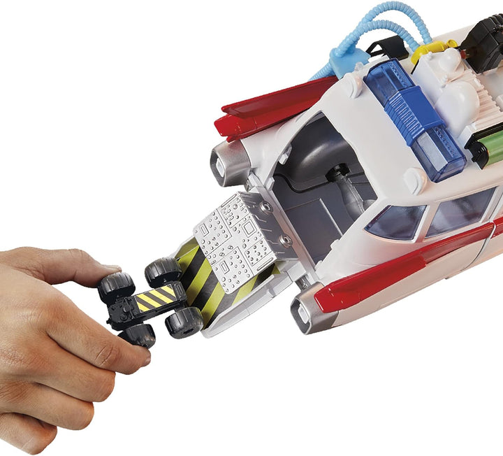 Ghostbusters Ecto-1 Fahrzeug zum 2020 Film mit Accessoires für Kinder ab 4 Jahren, Auto und Geschenk
