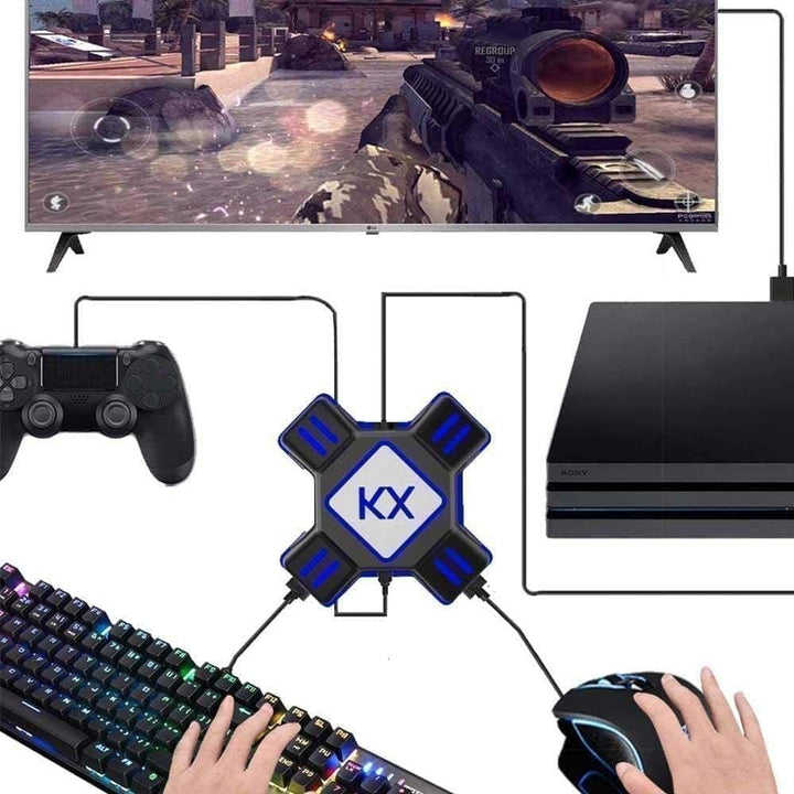Adapter Tastatur und Maus Konverter FPS Spiel für Nintendo Switch / PS4 / PS3 Konsolen,unterstützt b