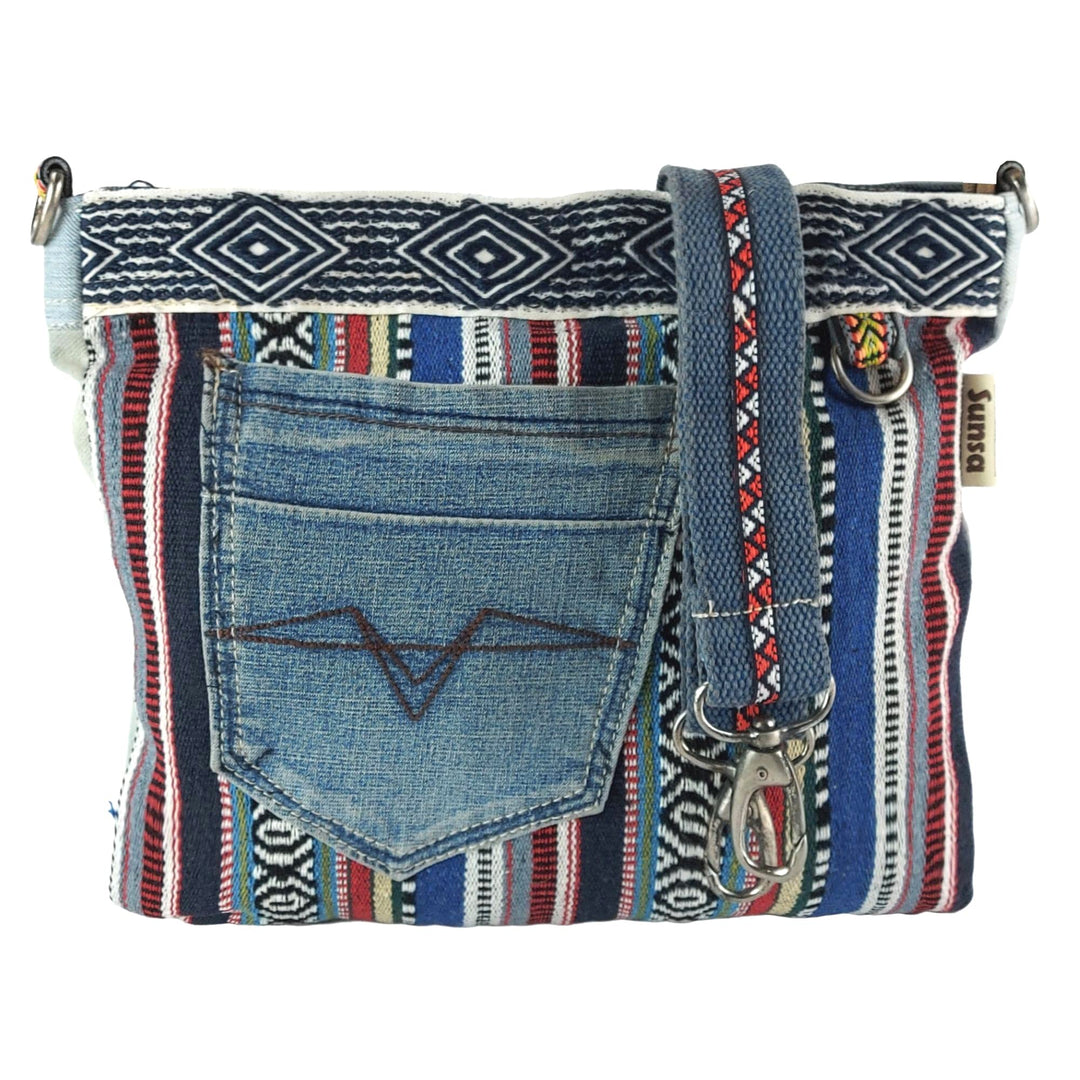 Sunsa Damen Taschen Umhängetasche Handtasche Canvas & Jeans. Grosse Boho Crossbody Tasche/bag Schult