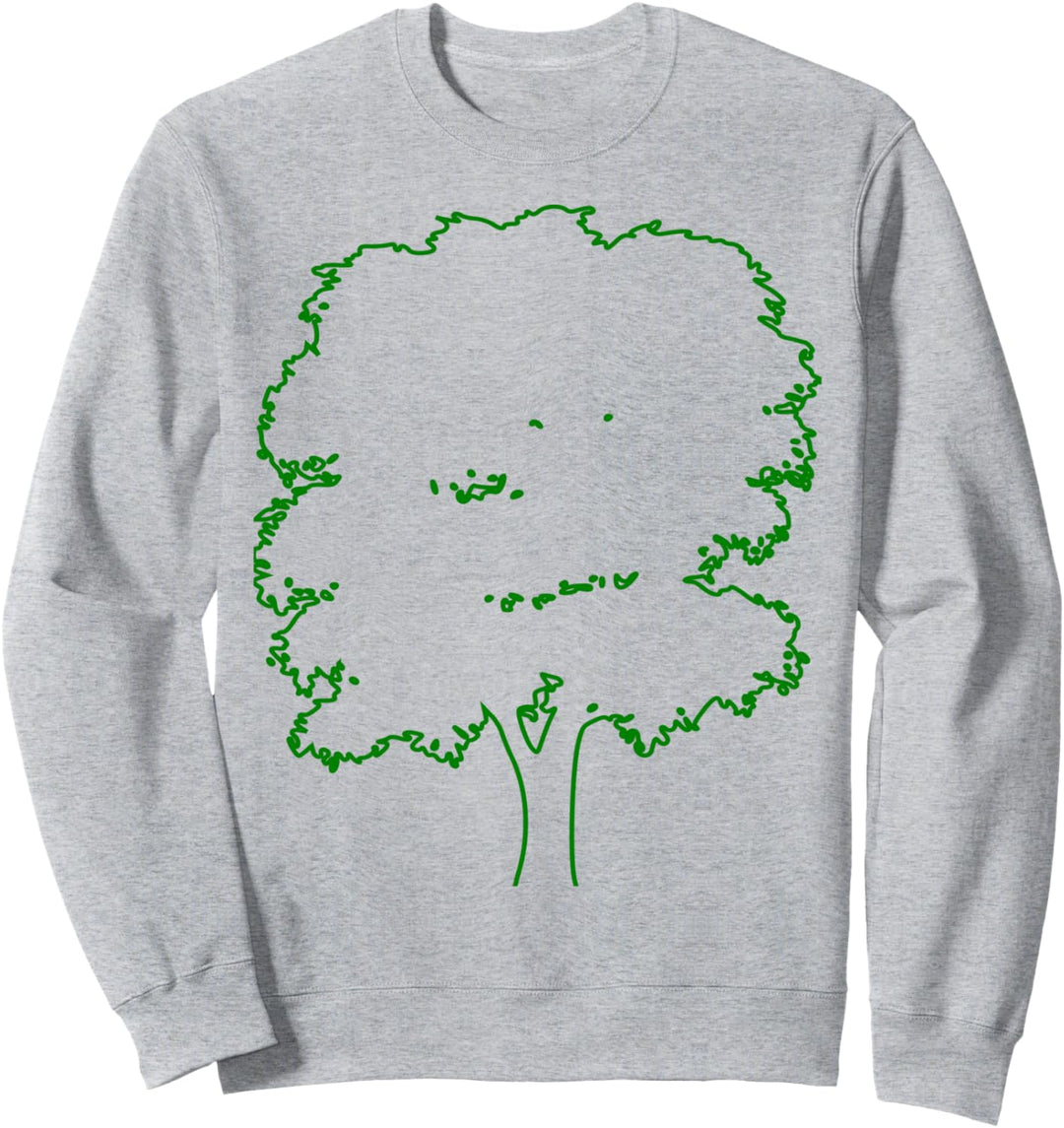 Baumkunst Wandern Sweatshirt