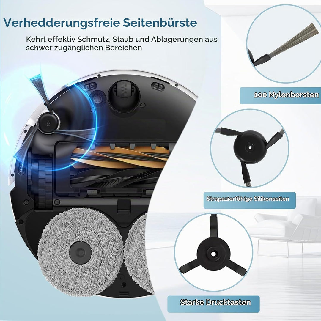20 Stück Zubehör für Dreame X50 Ultra Complete / L40s Pro Ultra / L50 Pro Ultra / X50 Master Ersatzt