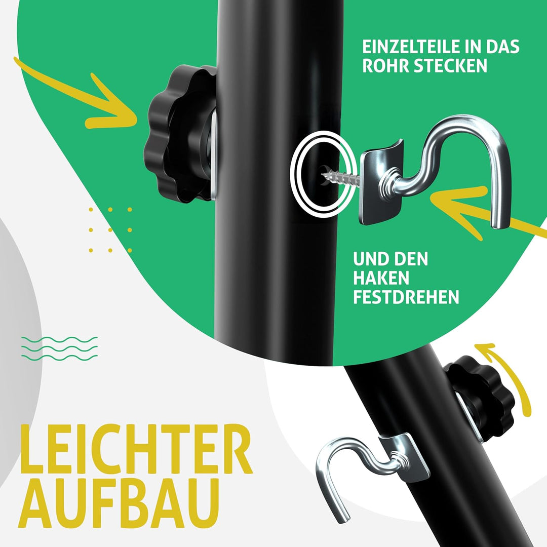 KESSER® Hängematte Lake mit Gestell, Doppel für 2 Personen, 200kg Belastbarkeit, Indoor & Outdoor, X