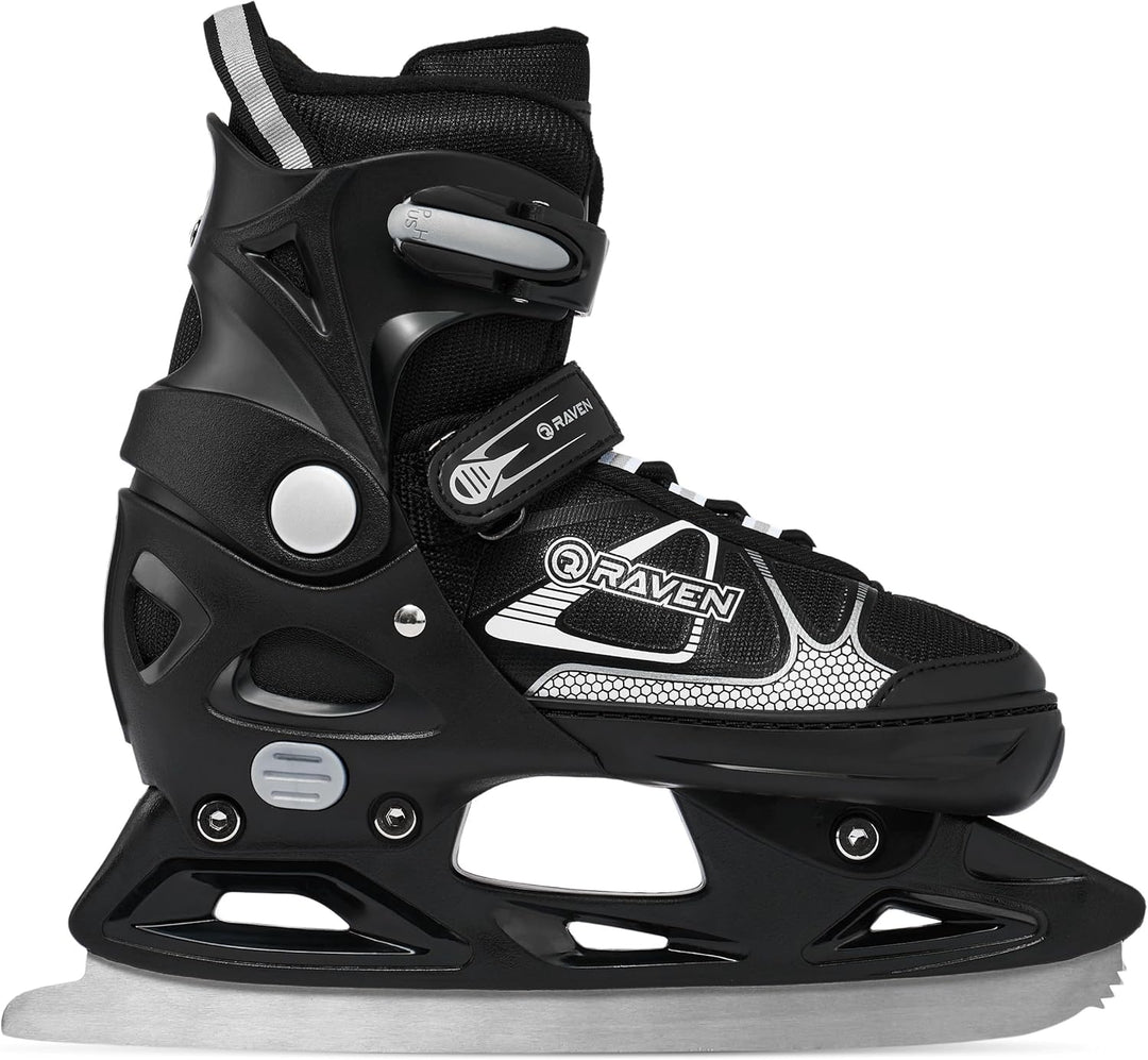 RAVEN 2in1 Schlittschuhe Inline Skates Inliner für Kinder und Erwachsene verstellbar 37-40 (23,5-26c