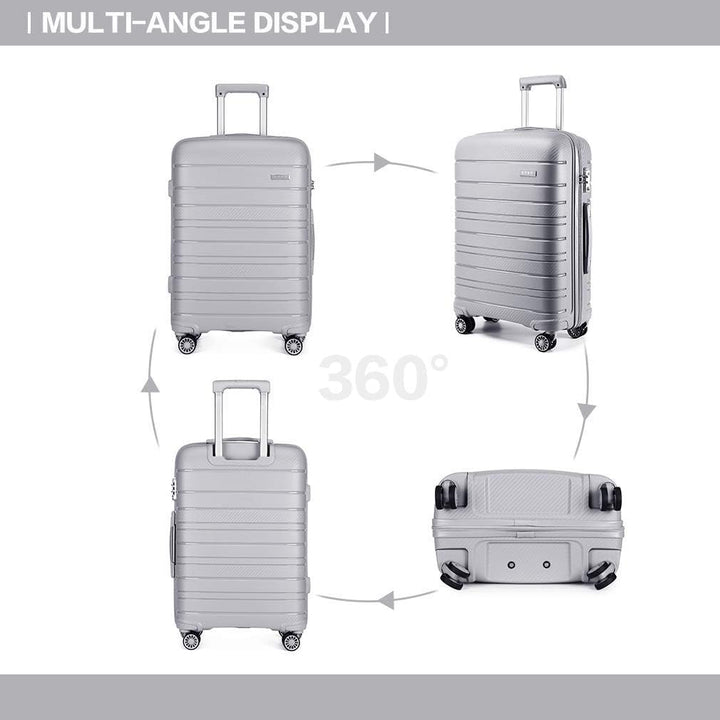 Kono Kabinentrolley Kleiner Koffer Handgepäck 55x40x20 Leicht Handgepäckkoffer Hartschale Rollkoffer