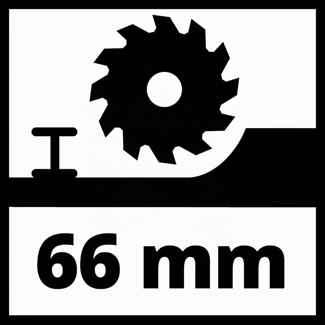 Einhell Handkreissäge TE-CS 190/1 (1.500 W, 5.500 min-1, werkzeuglose Einstellung, grosser Griffbüge