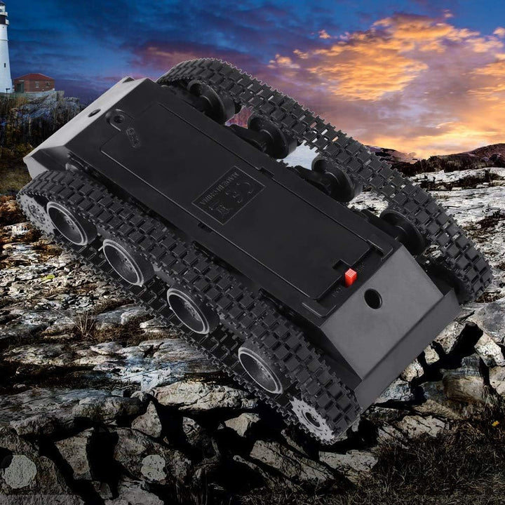 Stossgedämpftes Tank-Chassis Fahrzeug-Chassis Robotik Wissenschaft Kunststoff-Roboter-Panzer-Chassis