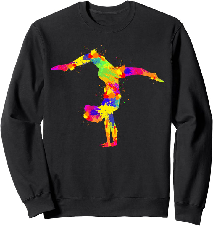 Turnerin Turnen Gymnastik Damen Kinder Mädchen Turn Sweatshirt