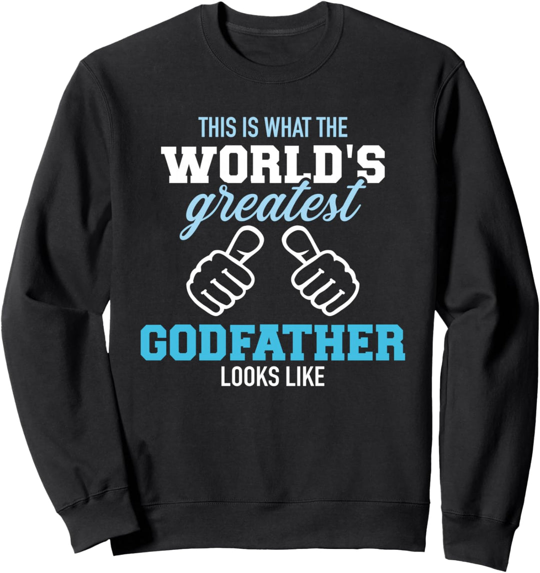 Bester Patenonkel Spruch Daumen Sweatshirt
