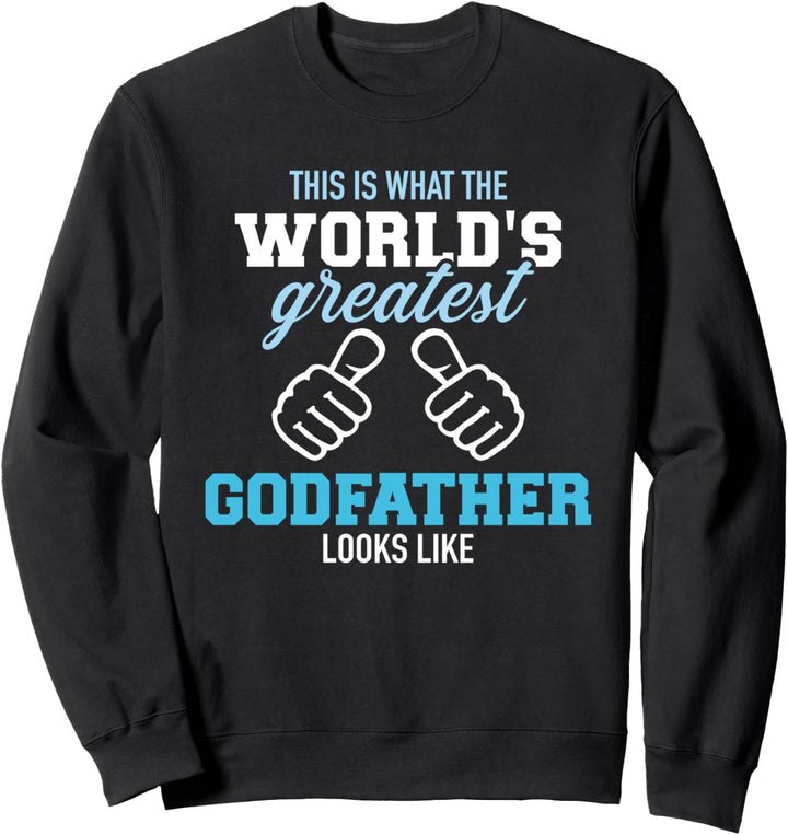 Bester Patenonkel Spruch Daumen Sweatshirt