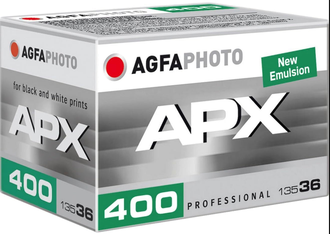 AgfaPhoto APX Test Set je 1x 100/400 ASA Schwarz Weiss Bilderfilm Ohne Entwicklung TEST 2 St., Ohne