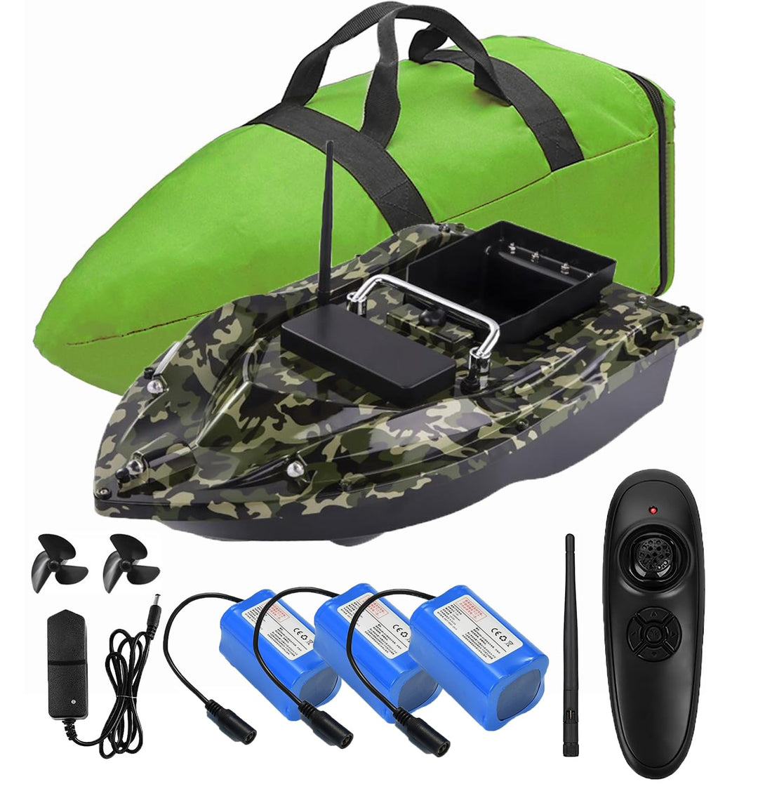 Futterboot,12000mah Batterien mit grosser Kapazität futterboot,500m Fernbedienung,1,5kg Ladetrichter