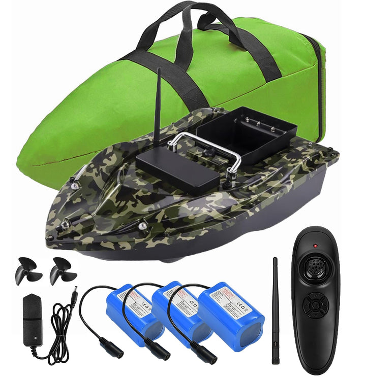 Futterboot,12000mah Batterien mit grosser Kapazität futterboot,500m Fernbedienung,1,5kg Ladetrichter