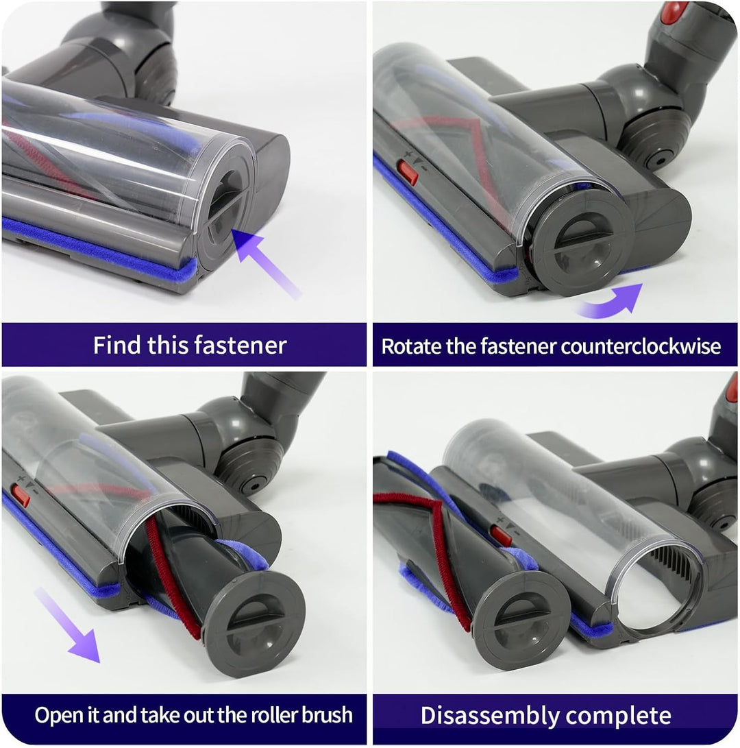 Torque Drive Bodendüse für Dyson V7 V8 V10 V11 V15 Anti-Tangle EinstellbareSaugkraft Elektrische Bod