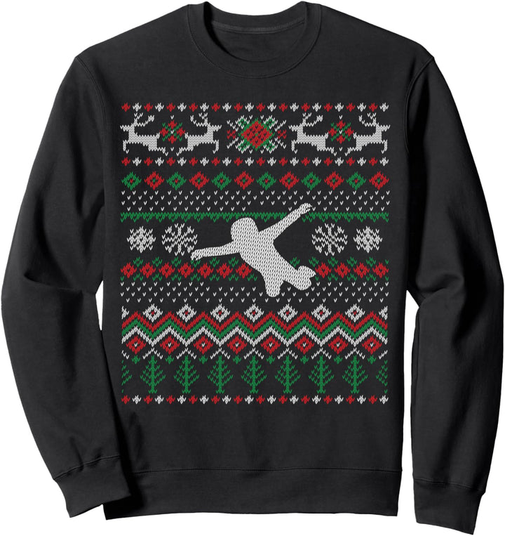 Fallschirmspringen Weihnachts - Sweatshirt