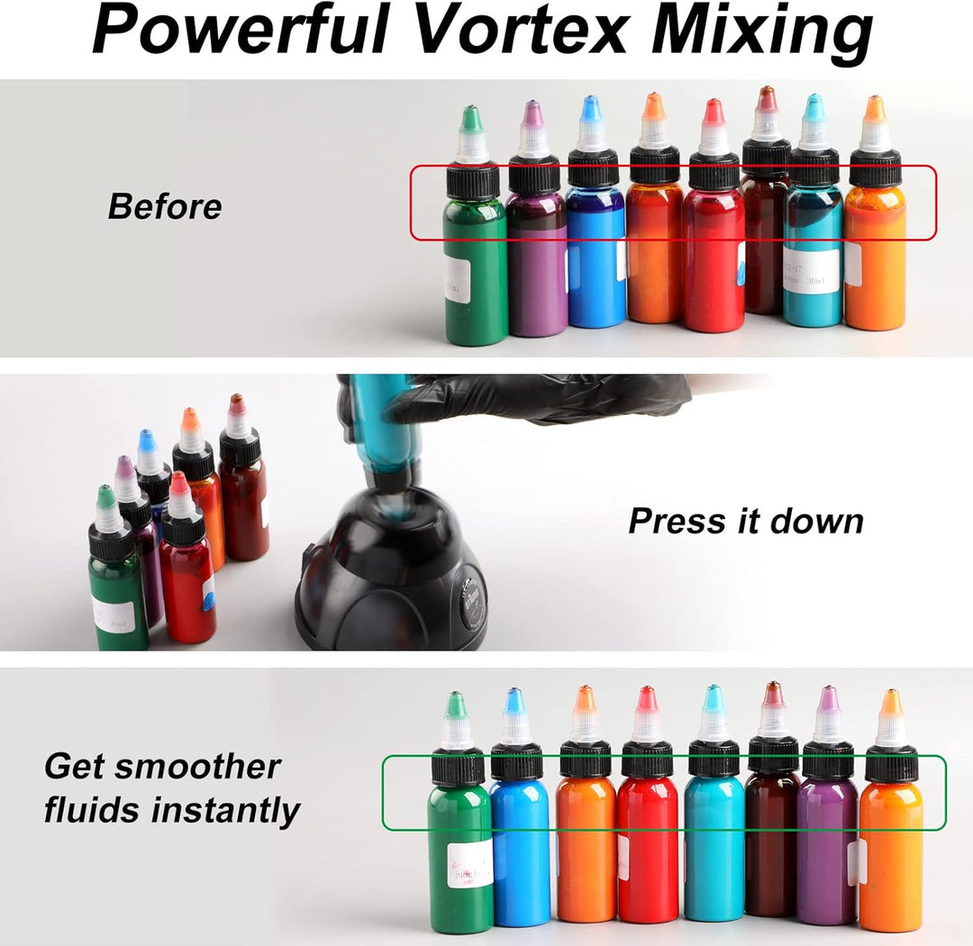STIGMA Wireless Mini Vortex Mixer 5200rpm Labor Vortex Mixer Shaker mit USB Tintenmischer für Tinte