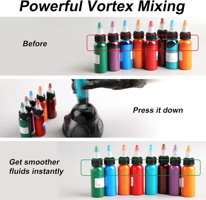 STIGMA Wireless Mini Vortex Mixer 5200rpm Labor Vortex Mixer Shaker mit USB Tintenmischer für Tinte