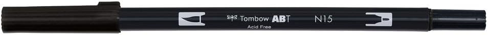 Tombow ABT-10C-MANGA2-ST Manga-Set aus 10x Fasermaler ABT Dual Brush Pens + Manga-Stempel Manga Set