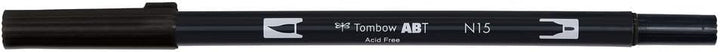 Tombow ABT-10C-MANGA2-ST Manga-Set aus 10x Fasermaler ABT Dual Brush Pens + Manga-Stempel Manga Set