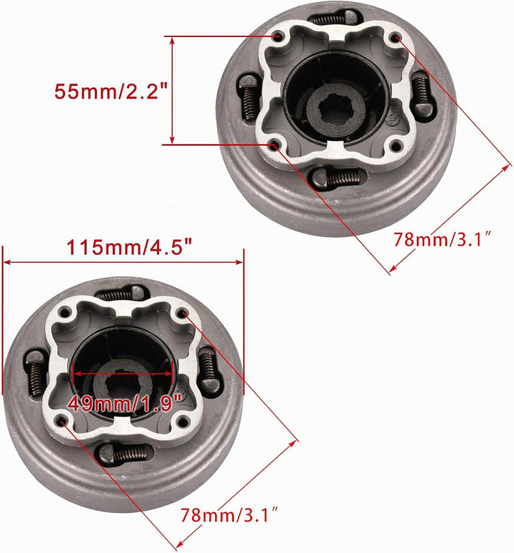 WOOSTAR Schwerlast Manueller Kupplungssatz Ersatz für 50ccm 70ccm 90ccm 110ccm 125ccm Dirtbike Pitbi