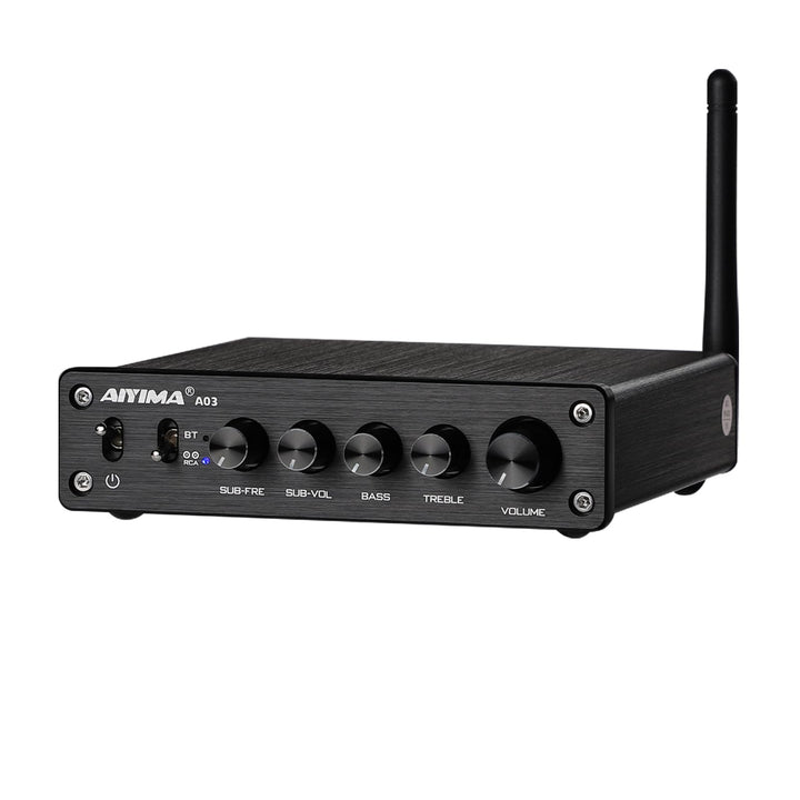 AIYIMA A03 TPA3116 Subwoofer Bluetooth 5.0 Stereoverstärker 2.1 Kanal HiFi-Leistungsverstärker 50W x